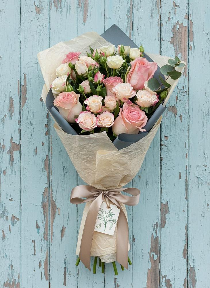 Букет цветов из: Розы в Порецкое