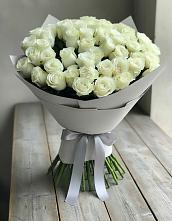 Букет 35 Белых роз в Порецкое
