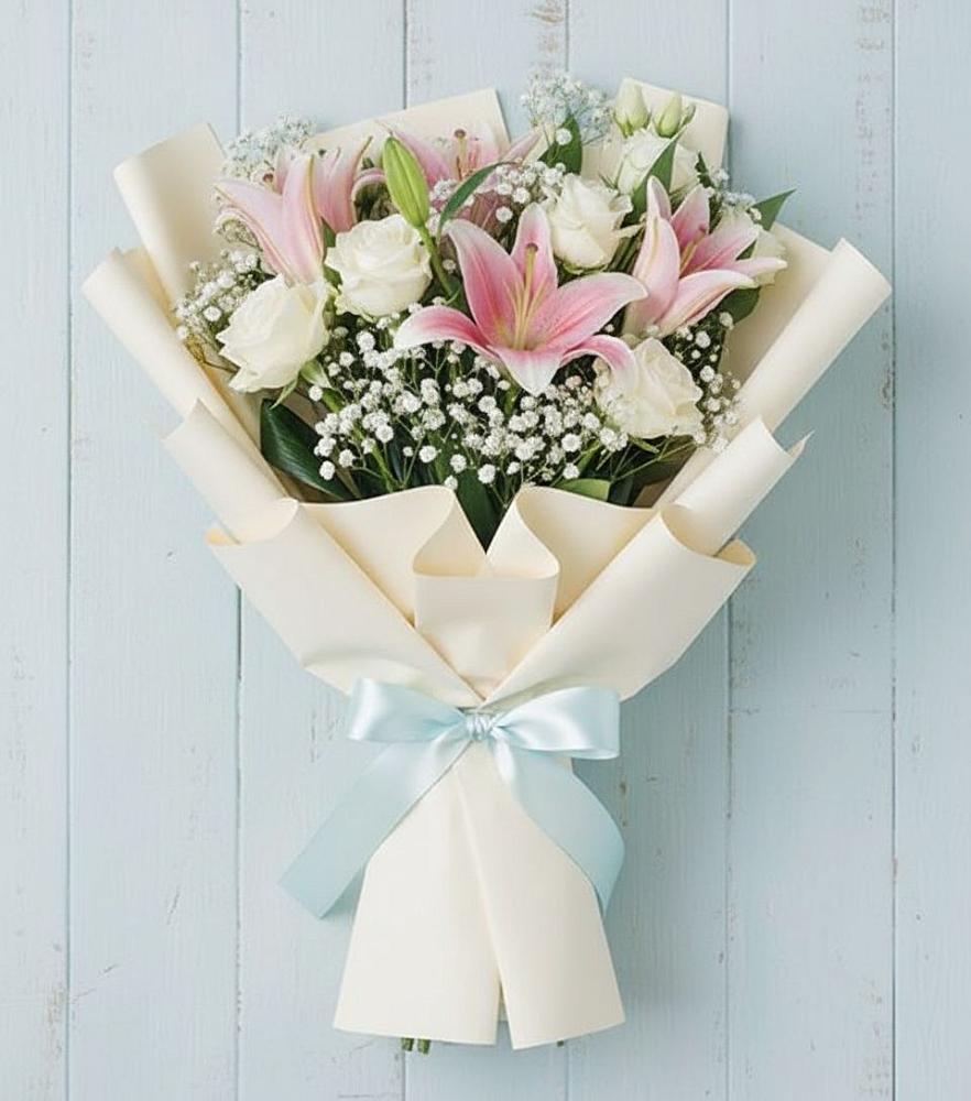 Букет цветов из: Лилии в Порецкое