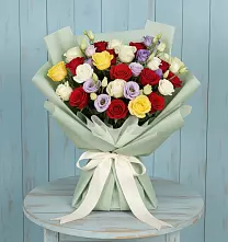 Букет цветов из:  Розы в Порецкое