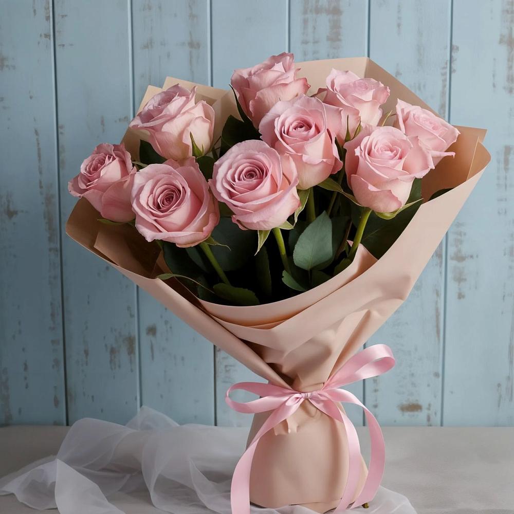 Букет цветов из: Розы в Порецкое