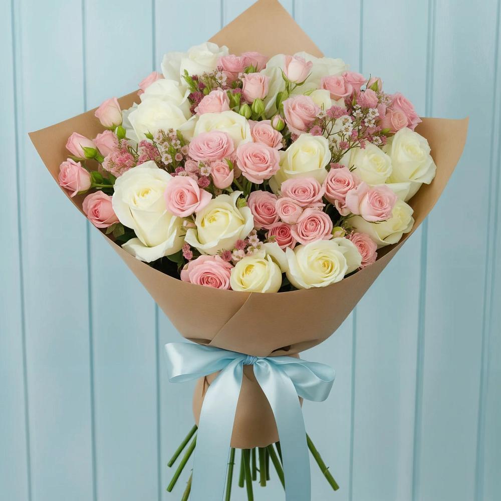 Букет цветов из: Розы в Порецкое