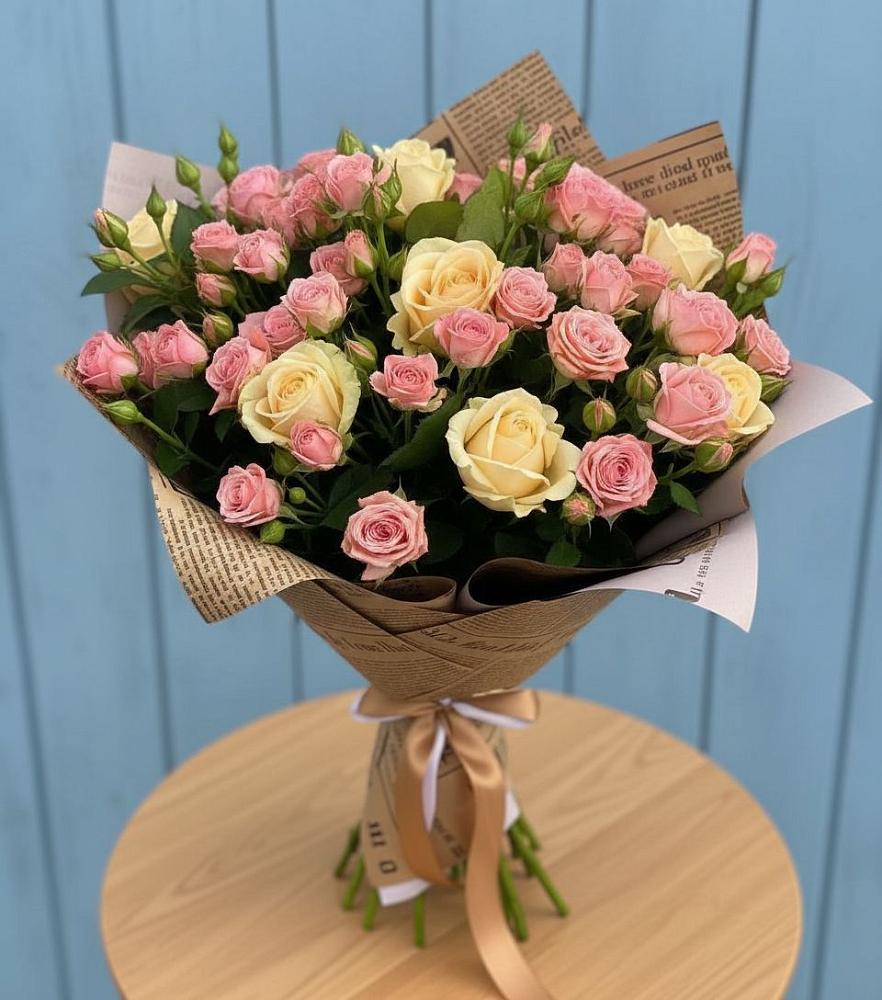 Букет цветов из: Розы в Порецкое