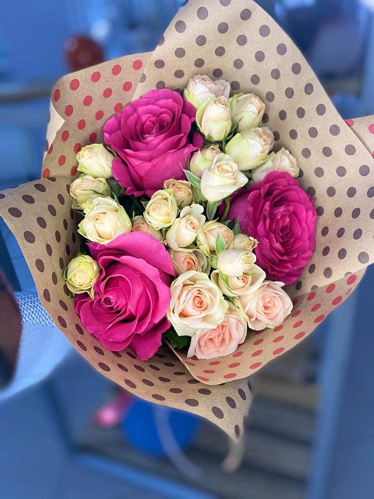 Букет цветов из: Розы в Порецкое