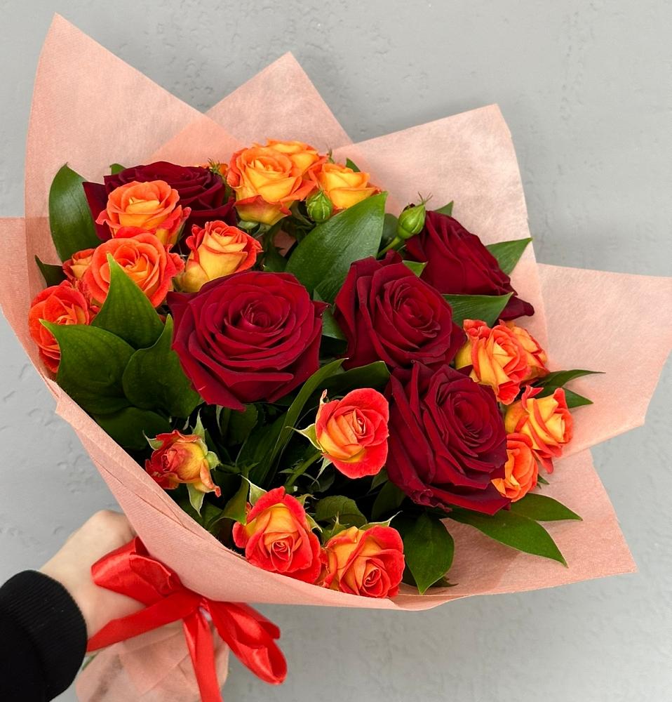 Букет Любовь и восторг в Порецкое