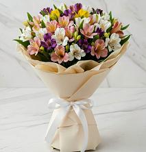 Букет цветов из:  Альстромерии в Порецкое