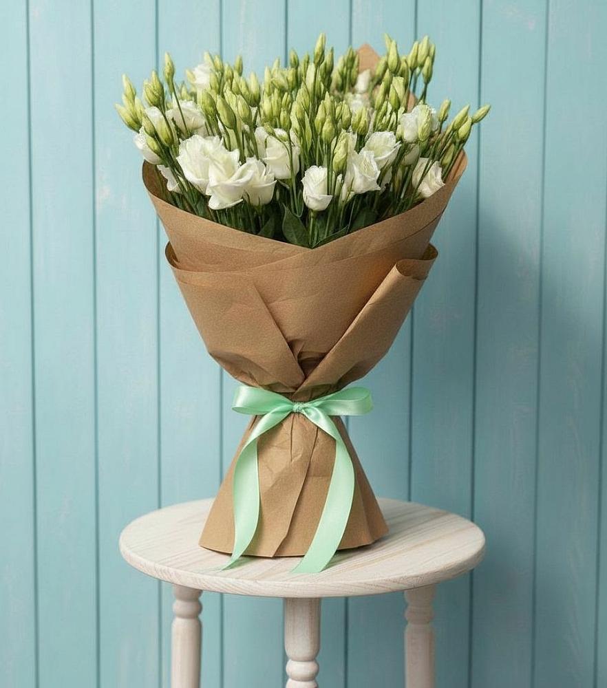 Букет цветов из: Лизиантусы в Порецкое