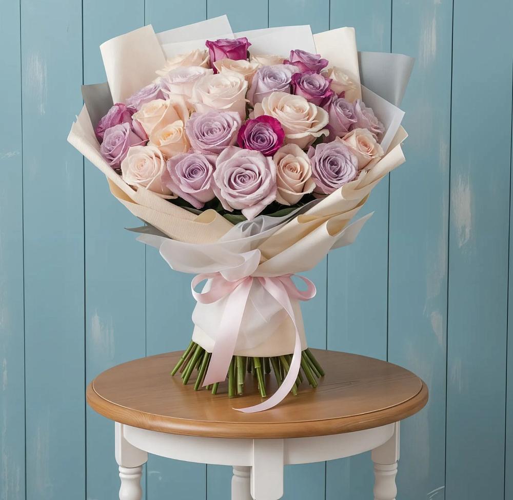 Букет цветов из: Розы в Порецкое