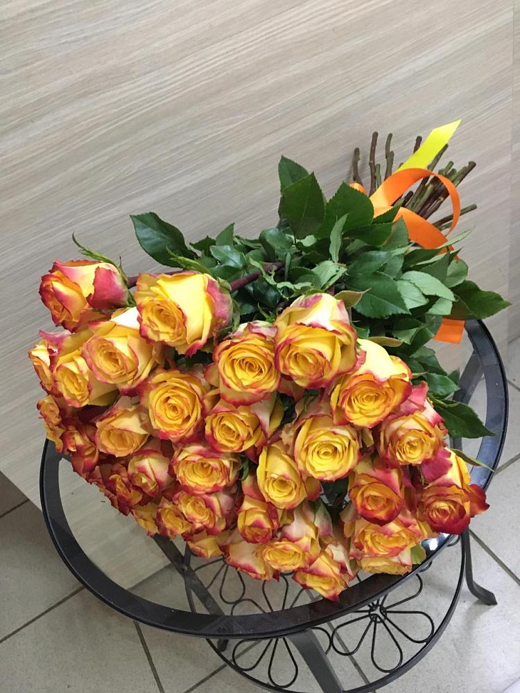 Букет Желтые розы в Порецкое