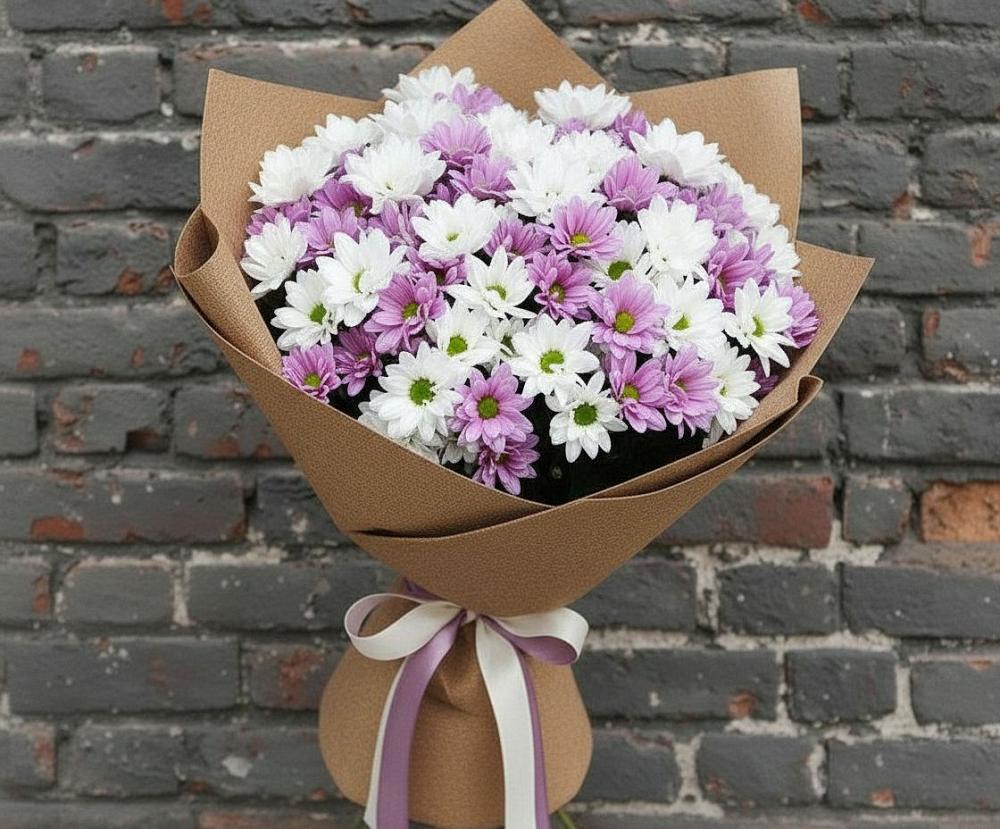 Букет цветов из: Хризантемы в Порецкое