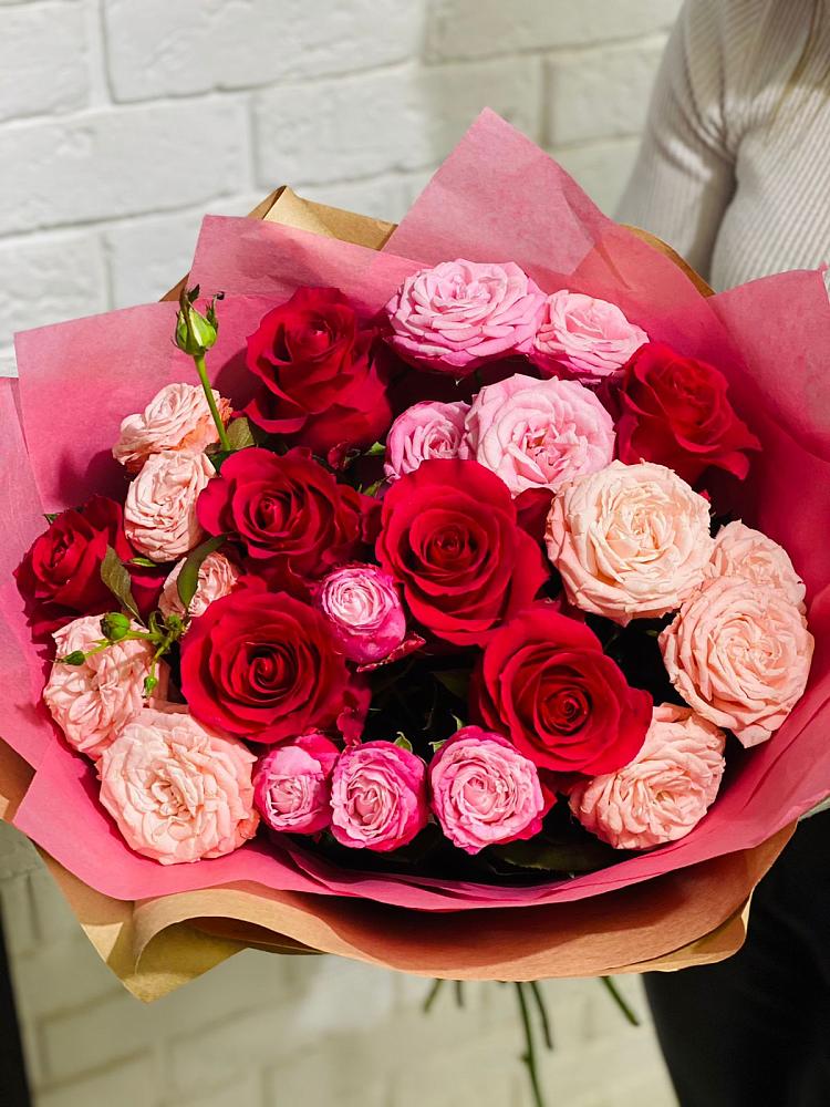 Букет цветов из: Розы в Порецкое