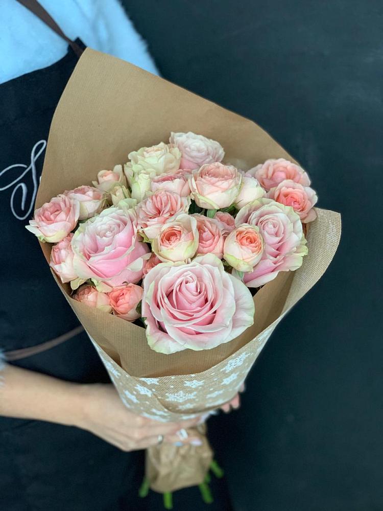 Букет цветов из: Хризантемы и Розы в Порецкое