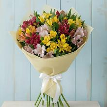 Букет цветов из:  Альстромерии в Порецкое