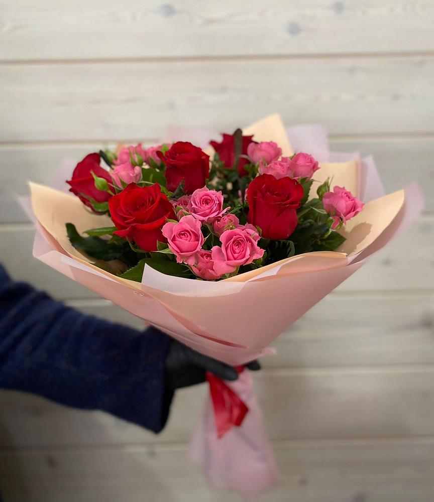 Букет цветов из: Розы в Порецкое
